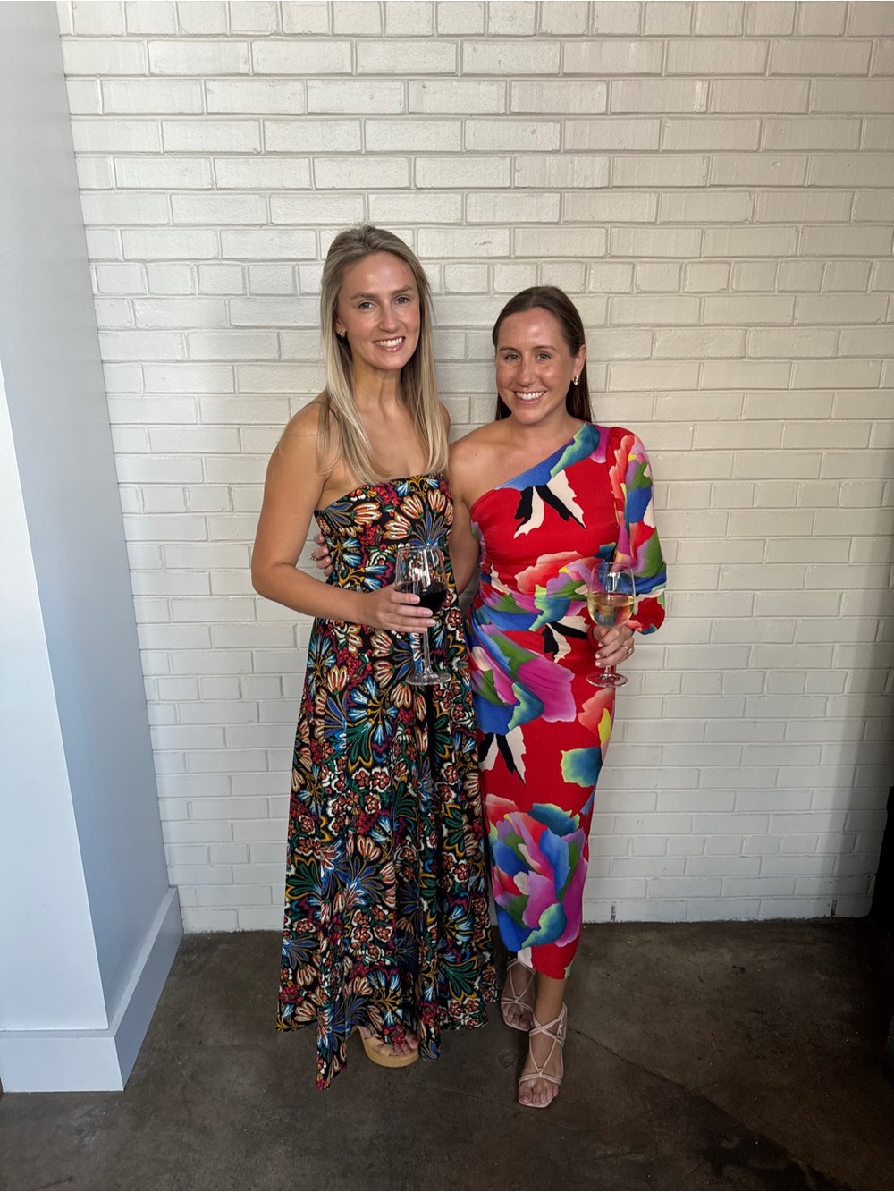 Olivaceous colorful maxi dress